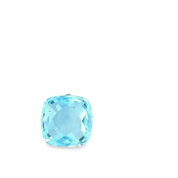 Square Cushion Shape Natural Topaz - Swiss Blue Loose Gemstones Image 2 Monarch Jewelry Winter Park, FL