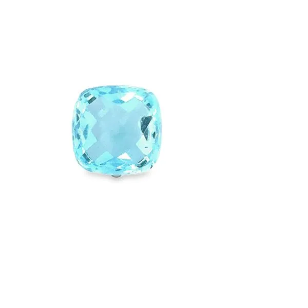 Square Cushion Shape Natural Topaz - Swiss Blue Loose Gemstones Image 3 Monarch Jewelry Winter Park, FL