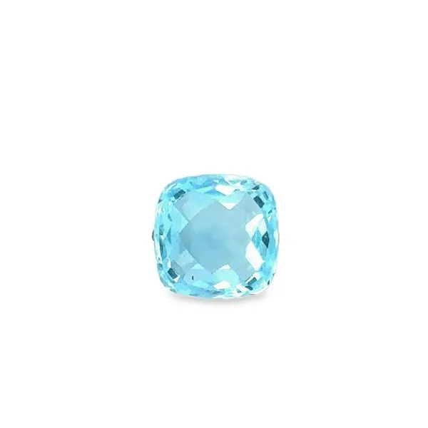 Square Cushion Shape Natural Topaz - Swiss Blue Loose Gemstones Image 4 Monarch Jewelry Winter Park, FL