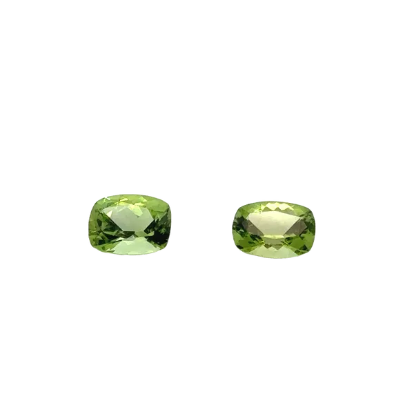 Pair of Cushion Peridot Loose Gemstones Monarch Jewelry Winter Park, FL