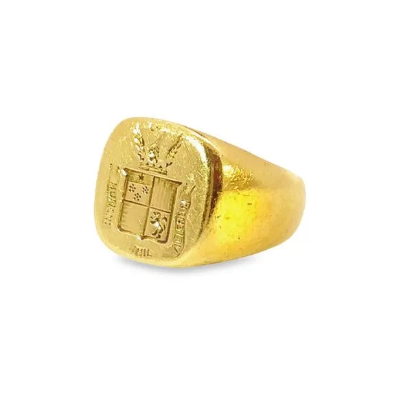 Men's Gold Wedding Band Image 2 Monarch Jewelry Winter Park, FL