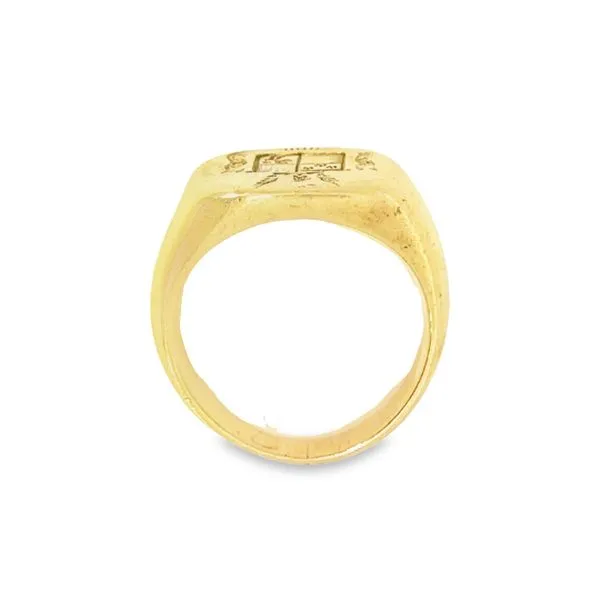 Men's Gold Wedding Band Image 3 Monarch Jewelry Winter Park, FL