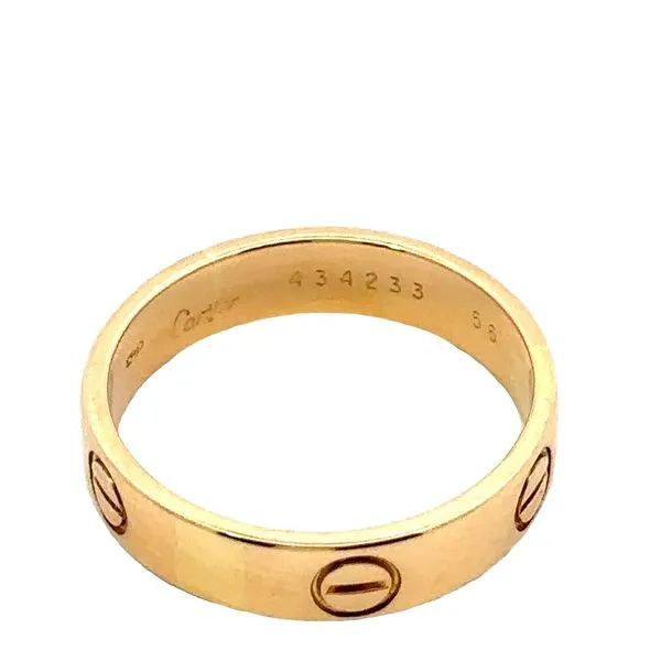 18Karat Yellow Gold Cartier Love Ring 405-00427 Image 3 Monarch Jewelry Winter Park, FL