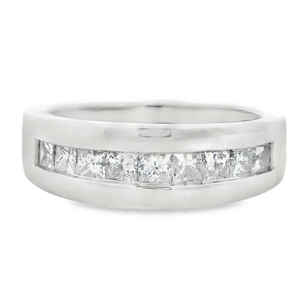14K White Gold Men's Anniversary Band Monarch Jewelry Winter Park, FL