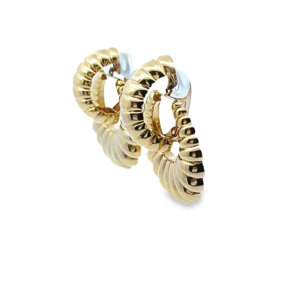Precious Metal (No Stones) Earrings 425-01275 Image 2 Monarch Jewelry Winter Park, FL