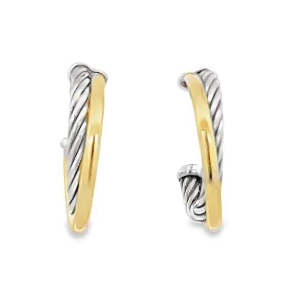 David Yurman Crossover Hoops 425-01308 Monarch Jewelry Winter Park, FL