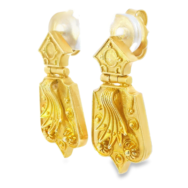 Gold Earrings Image 2 Monarch Jewelry Winter Park, FL
