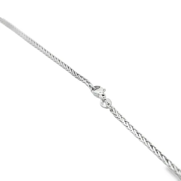 Platinum Wheat Chain Necklace Image 3 Monarch Jewelry Winter Park, FL