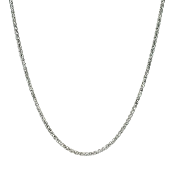 White Gold Wheat Necklace Image 2 Monarch Jewelry Winter Park, FL