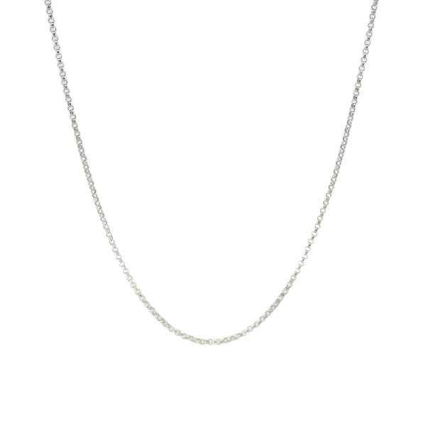 White Gold Rolo Necklace Monarch Jewelry Winter Park, FL