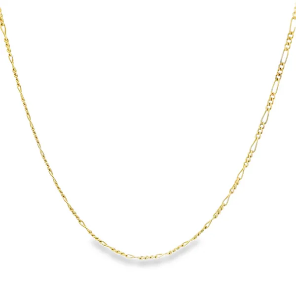 14K Yellow Gold Figaro Chain Image 3 Monarch Jewelry Winter Park, FL