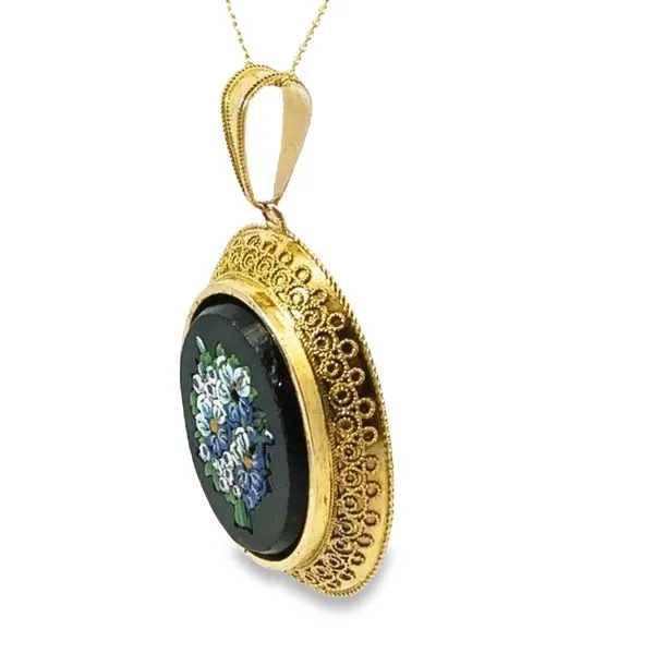 14KY Micro Mosaic Pendant 435-00510 Image 2 Monarch Jewelry Winter Park, FL