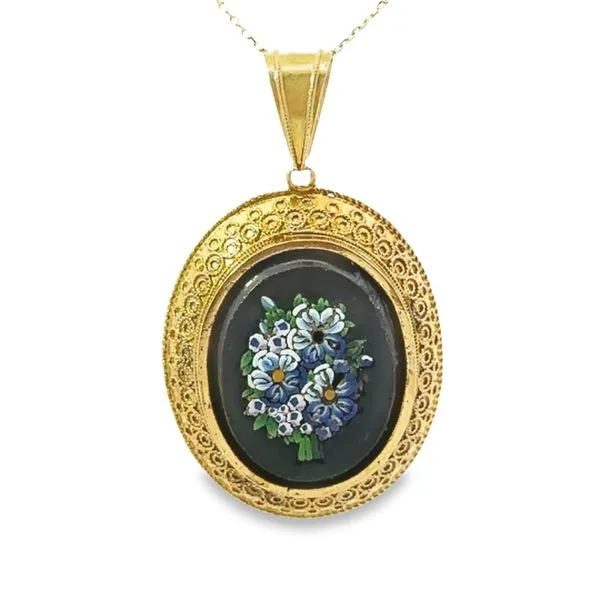 14KY Micro Mosaic Pendant 435-00510 similar item image