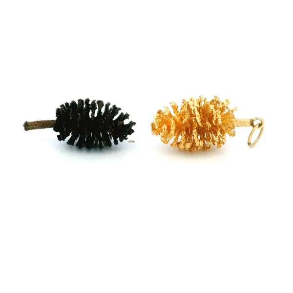 Gold Pine Cone Pendant Monarch Jewelry Winter Park, FL