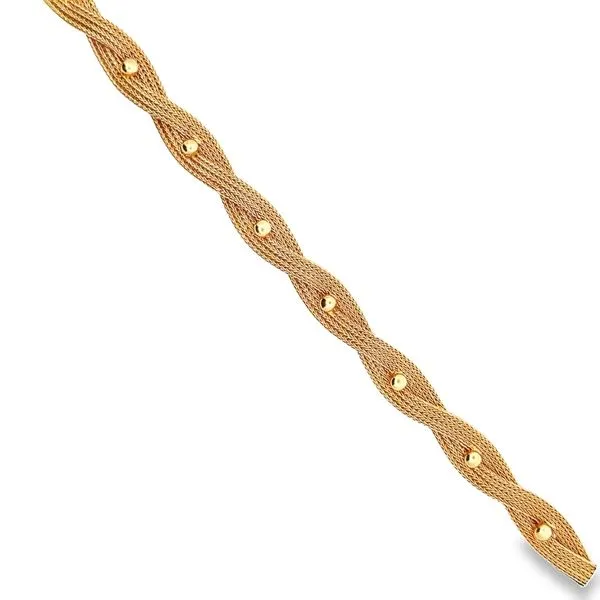 18KY Braided Franco Link Chain 440-00224 Image 2 Monarch Jewelry Winter Park, FL