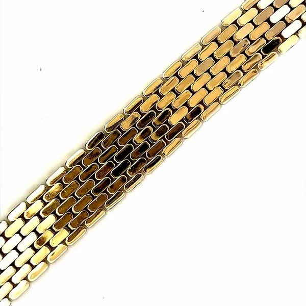 14KY Diamond Cut Pantera Bracelet 440-00231 Image 3 Monarch Jewelry Winter Park, FL