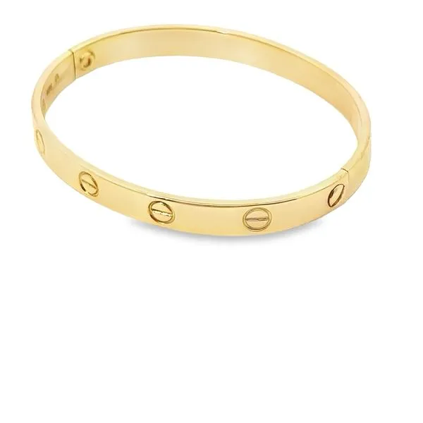 18KY Estate Cartier 1970's Cartier Love Bangle 440-00243 Image 2 Monarch Jewelry Winter Park, FL