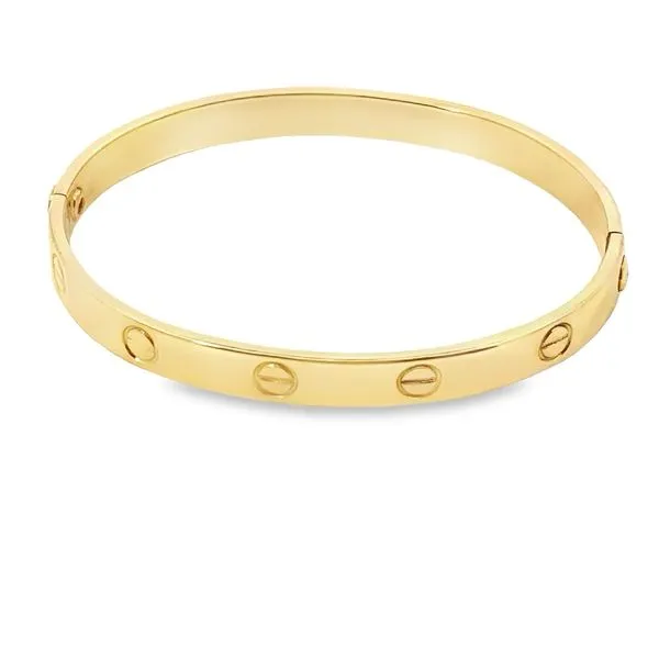 18KY Estate Cartier 1970's Cartier Love Bangle 440-00243 Monarch Jewelry Winter Park, FL
