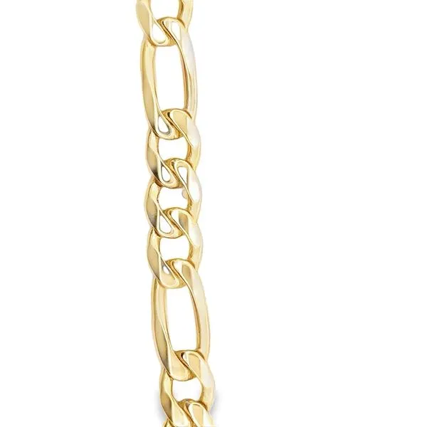 14KY 4.5mm Figaro Bracelet, 8 inches 440-00242 Image 3 Monarch Jewelry Winter Park, FL