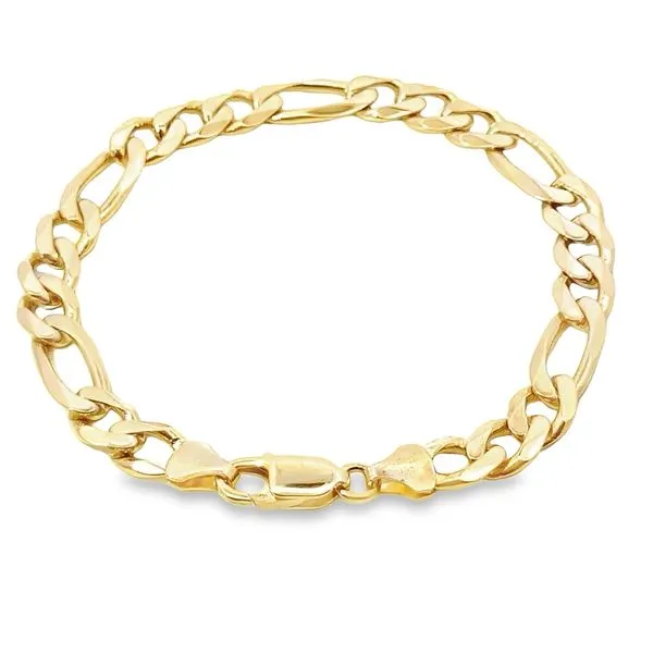 14KY 4.5mm Figaro Bracelet, 8 inches 440-00242 Monarch Jewelry Winter Park, FL