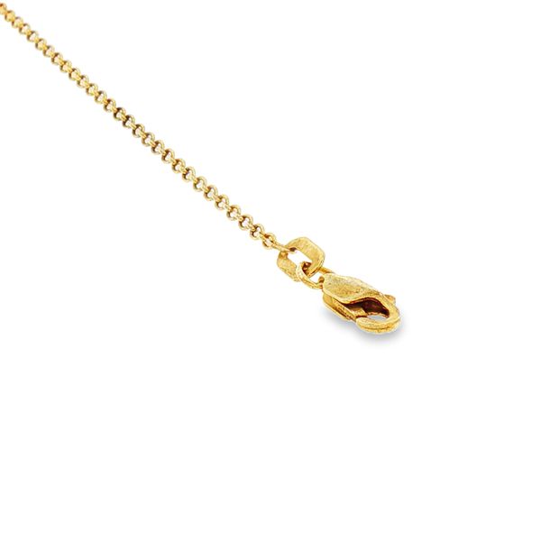 Rolo 14Kt Gold Anklet, 9.5 inches Monarch Jewelry Winter Park, FL