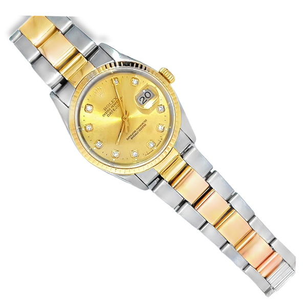 Two Tone Rolex Oyster Perpetual Datejust Men's Watch Image 2 Monarch Jewelry Winter Park, FL
