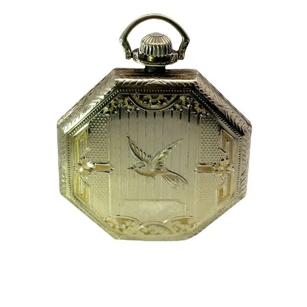 14k WG Waltham Open Face Pocket watch  502-00101 Image 3 Monarch Jewelry Winter Park, FL