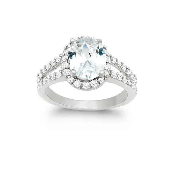 Silver Rings with Stones 605-00678 Monarch Jewelry Winter Park, FL