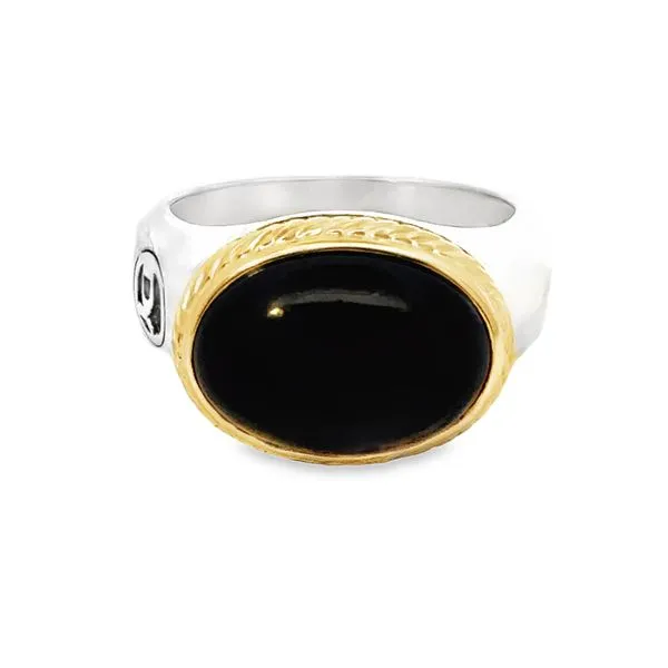 Sterling Silver and 18Karat Yellow Gold David Yurman Signature Ring 605-00683 Image 4 Monarch Jewelry Winter Park, FL