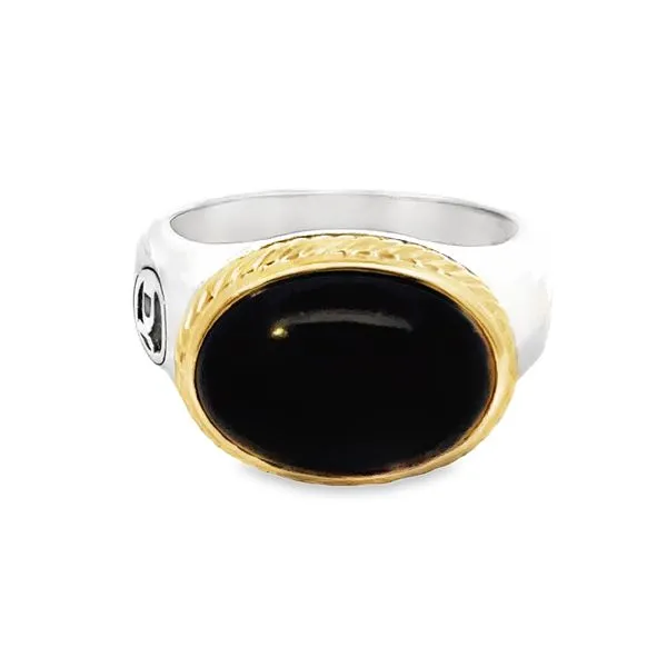 Sterling Silver and 18Karat Yellow Gold David Yurman Signature Ring 605-00683 Monarch Jewelry Winter Park, FL