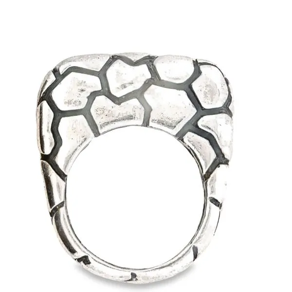 Sterling Silver Cobblestone Design Dian Malouf Ring Image 3 Monarch Jewelry Winter Park, FL