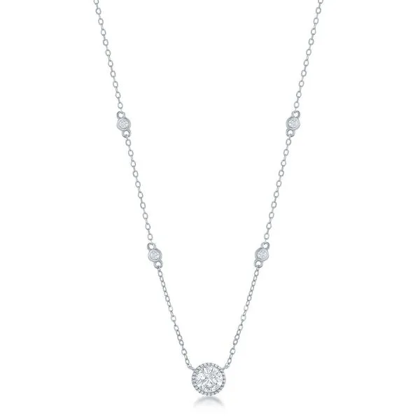 Silver necklace 665-00595 Monarch Jewelry Winter Park, FL
