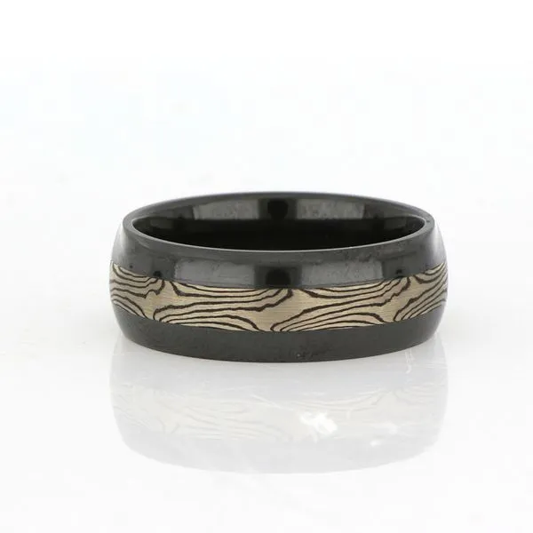 Black Zirconium Wedding Ring 800-00057 Monarch Jewelry Winter Park, FL