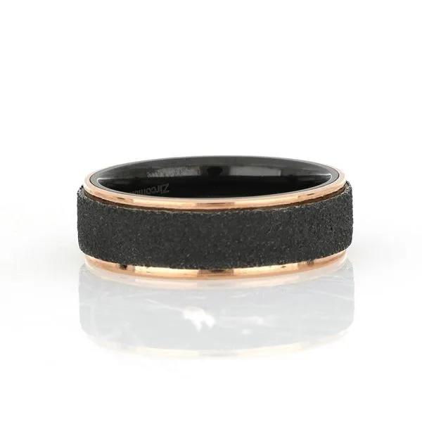 Black Zirconium Wedding Ring 800-00067 Monarch Jewelry Winter Park, FL