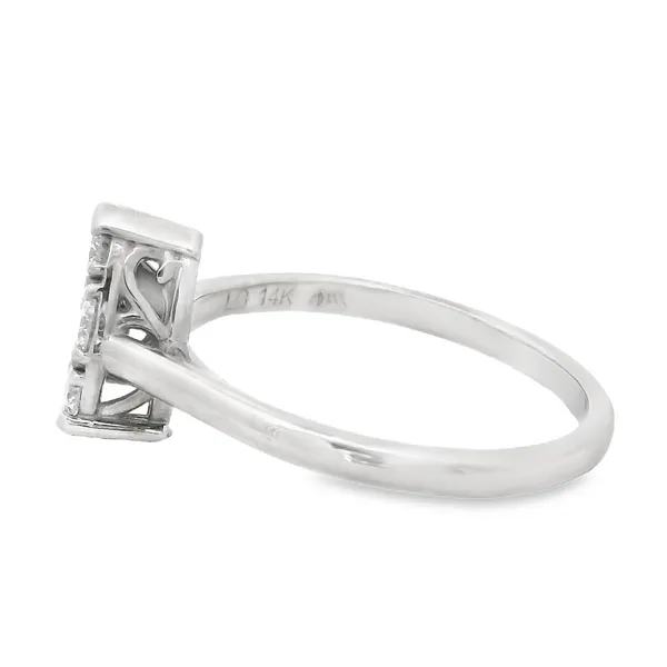 14KW Pear Shape Cluster Lab Grown Diamond Ring 850-00076 Image 2 Monarch Jewelry Winter Park, FL