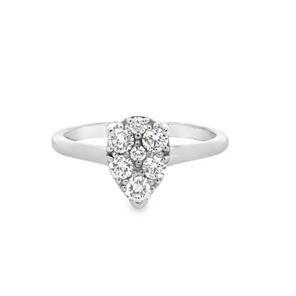 14KW Pear Shape Cluster Lab Grown Diamond Ring 850-00076 Monarch Jewelry Winter Park, FL