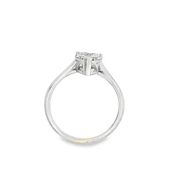 14KW Pear Shape Cluster Lab Grown Diamond Ring 850-00076 Image 2 Monarch Jewelry Winter Park, FL
