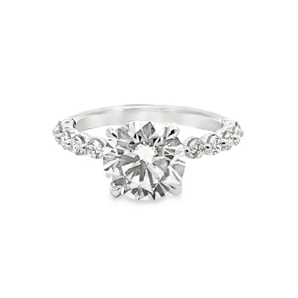 2.5carat Round Lab Grown Diamond Engagement Ring 850-00134 Image 4 Monarch Jewelry Winter Park, FL