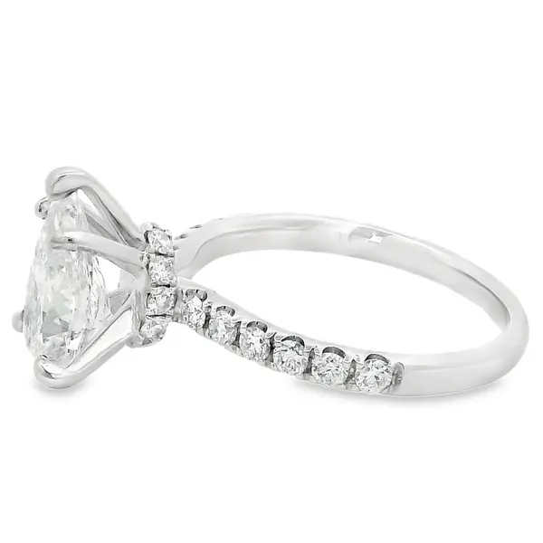 18K White Gold Lab Grown Diamond Ring Image 2 Monarch Jewelry Winter Park, FL
