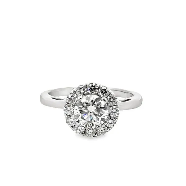 1.01ct Round Lab Grown Diamond Halo Engagement Ring 850-00180 Monarch Jewelry Winter Park, FL