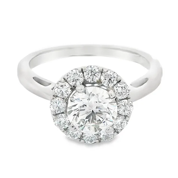 1.01ct Round Lab Grown Diamond Halo Engagement Ring 850-00180 Monarch Jewelry Winter Park, FL