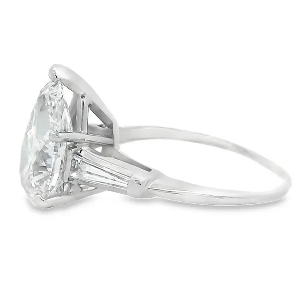 Platinum 3 Stone Engagement Ring with Lab Grown Diamond Image 2 Monarch Jewelry Winter Park, FL