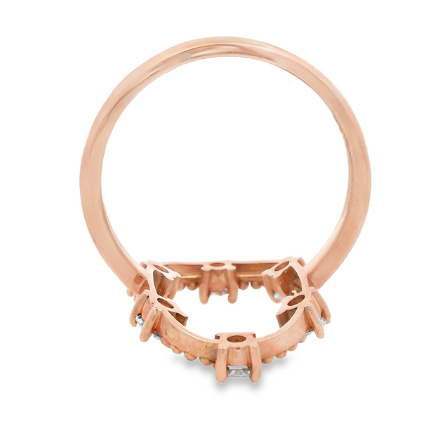 14K Rose Gold Lab Grown Diamond Ring Image 3 Monarch Jewelry Winter Park, FL