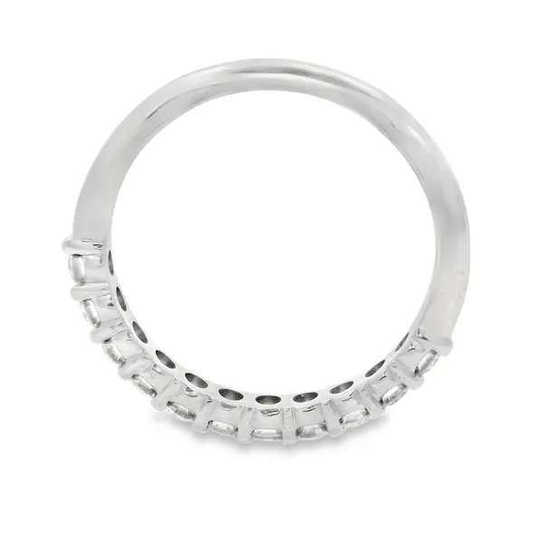 14K White Gold Lab Grown Diamond Half Anniversary Ring Image 3 Monarch Jewelry Winter Park, FL