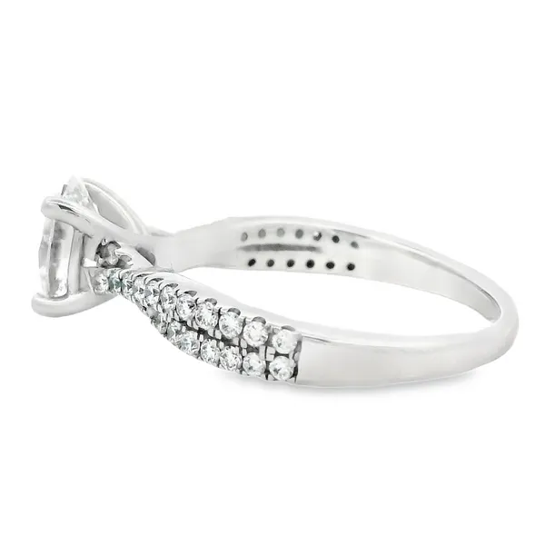 14Karat White Gold Lab Grown Diamond Engagement Ring Image 2 Monarch Jewelry Winter Park, FL
