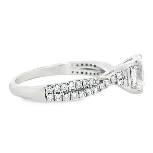 14Karat White Gold Lab Grown Diamond Engagement Ring Image 3 Monarch Jewelry Winter Park, FL