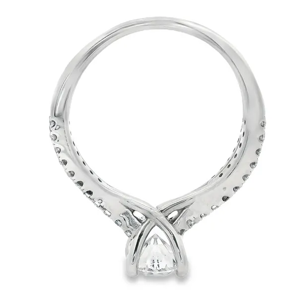14Karat White Gold Lab Grown Diamond Engagement Ring Image 4 Monarch Jewelry Winter Park, FL