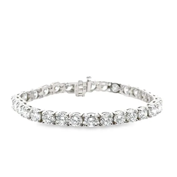 14KW 17.05ctw Lab Grown Created Diamonds tennis bracelet Image 3 Monarch Jewelry Winter Park, FL