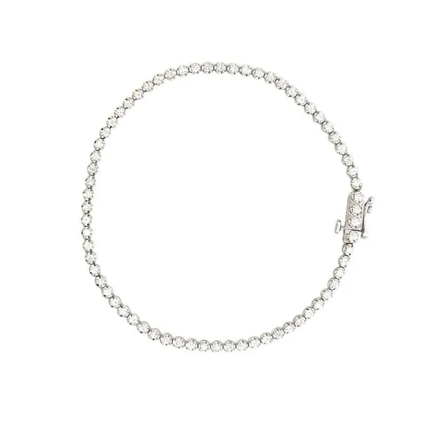 1.00carat Lab Grown Diamond Tennis Bracelet 855-00013 Image 3 Monarch Jewelry Winter Park, FL