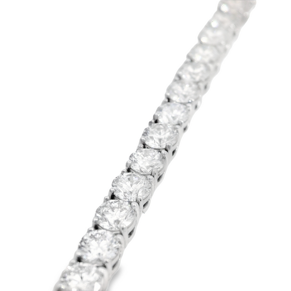 14K White Gold Lab Grown Diamond Tennis Bracelet Monarch Jewelry Winter Park, FL